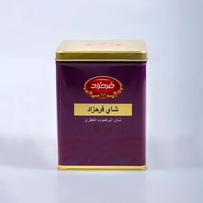 چای قوطی فلزی معطر برگاموت فرحزاد