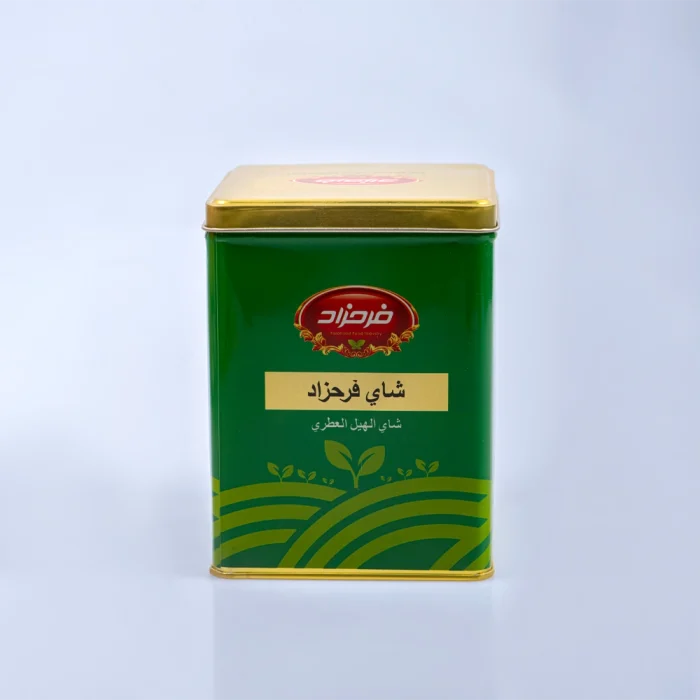 چای قوطی فلزی معطر هل فرحزاد